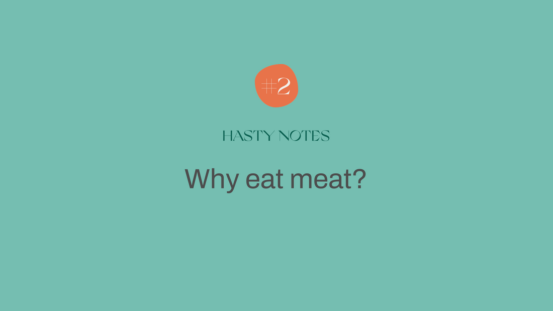 Hasty Notes #2: Why eat meat?